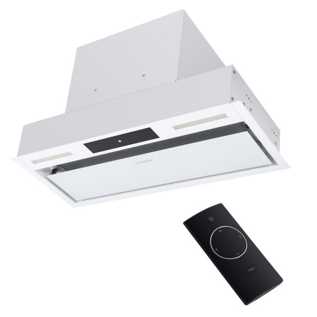 Встраиваемая вытяжка Maunfeld Fantasy 1000ST 60 белое стекло Встраиваемая вытяжка Maunfeld Fantasy 1000ST 60 белое стекло