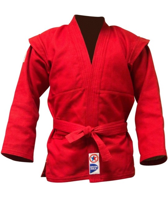 Куртка для самбо Green Hill JS-303 красный 5/180
