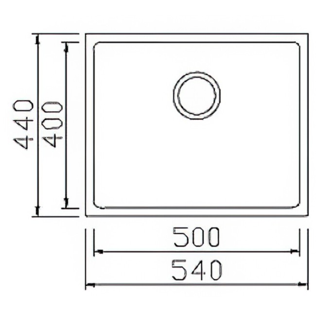 Кухонная мойка Seaman Eco Roma SMR-5444A.A Кухонная мойка Seaman Eco Roma SMR-5444A.A