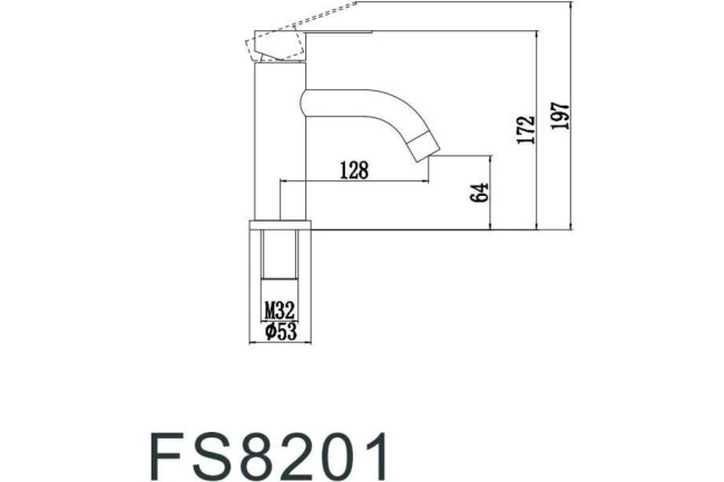 Смеситель для раковины Fmark FS8201 Смеситель для раковины Fmark FS8201