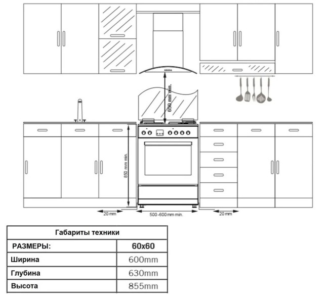Комбинированная плита LuxDorf F65ML45050 Комбинированная плита LuxDorf F65ML45050