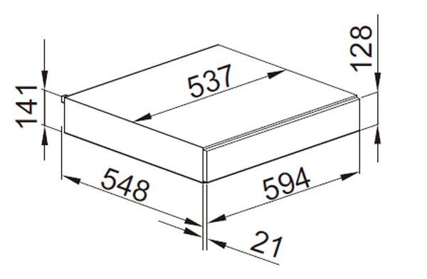 Встраиваемый шкаф для подогрева посуды Kuppersberg KWD 802 Black