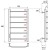 Электрический полотенцесушитель Point PN04758B
