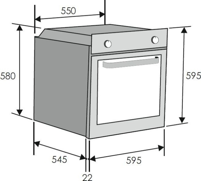 Встраиваемый электрический духовой шкаф Candy FCPR65XL