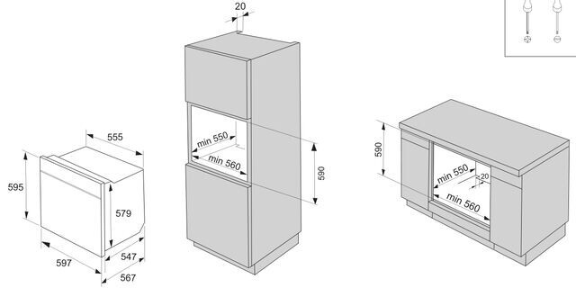 Встраиваемый электрический духовой шкаф Gorenje BO 76 SYW