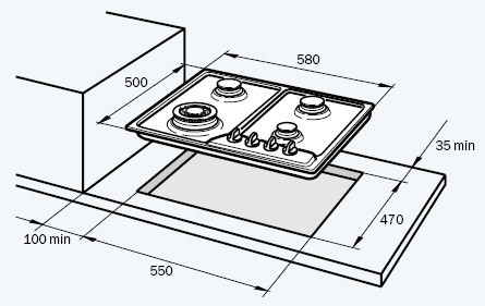 Встраиваемая газовая варочная панель Delonghi IF 46 Pro Встраиваемая газовая варочная панель Delonghi IF 46 Pro