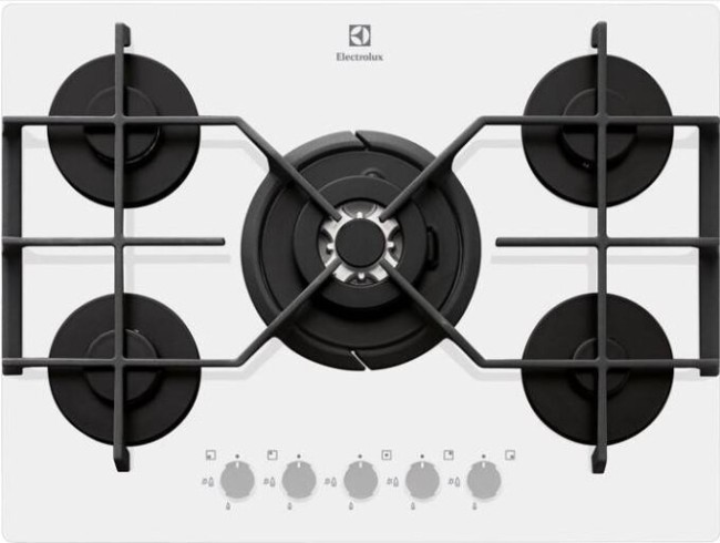 Встраиваемая газовая варочная панель Electrolux EGT 97353 YW Встраиваемая газовая варочная панель Electrolux EGT 97353 YW