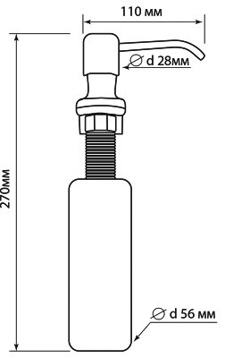 Дозатор Florentina песочный (70.720.0000.107) Дозатор Florentina песочный (70.720.0000.107)