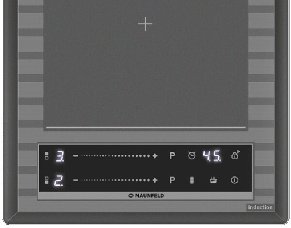 Встраиваемая индукционная варочная панель Maunfeld CVI292S2FMDGR Lux