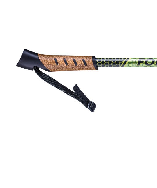 Палки для скандинавской ходьбы Berger Forester 67-135 болотный/желтый