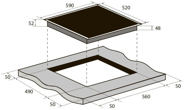 Варочная панель Zugel ZEH603W