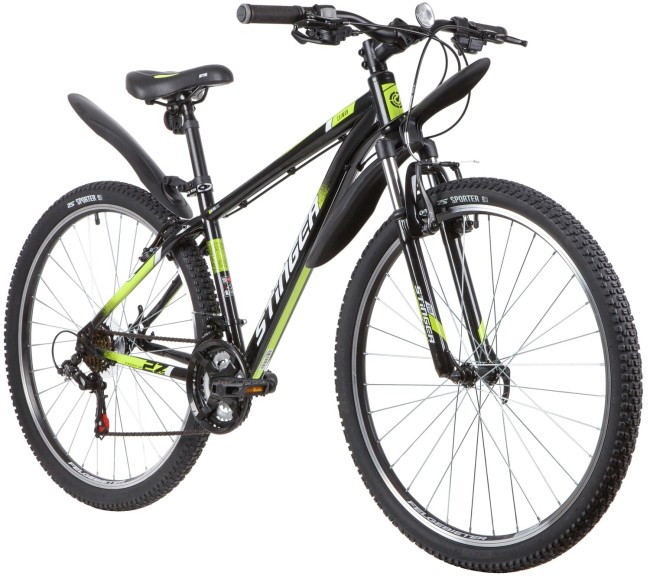 Велосипед Stinger 27SHV.CAIMAN.16BK0 черный 139818 Велосипед Stinger 27SHV.CAIMAN.16BK0 черный 139818