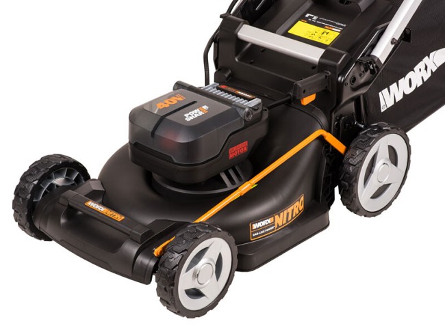 Газонокосилка аккумуляторная Worx WG749E Газонокосилка аккумуляторная Worx WG749E