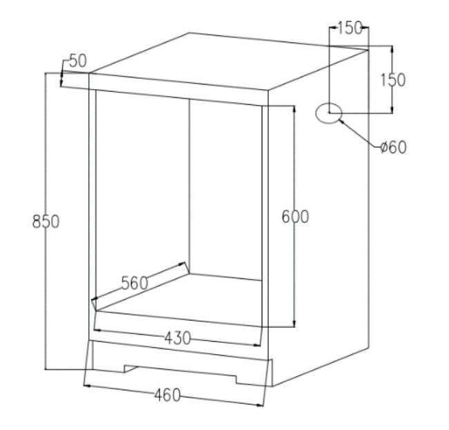 Встраиваемый электрический духовой шкаф Weissgauff EOY 456 XM