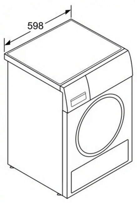 Сушильная машина Bosch WTH8307LSN