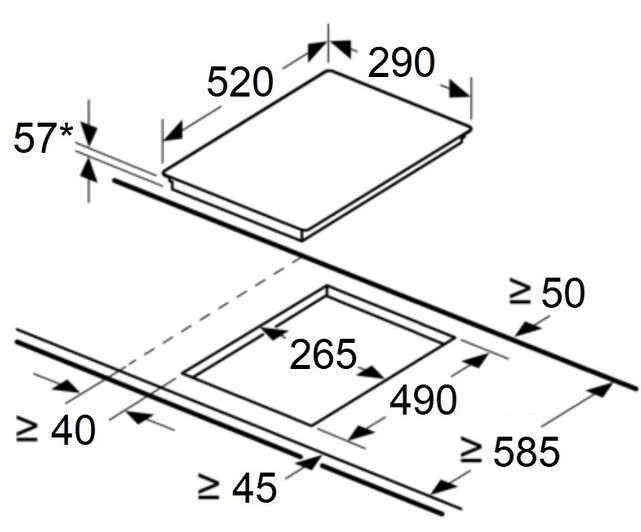 Встраиваемая индукционная варочная панель Maunfeld CVI292S2BBK