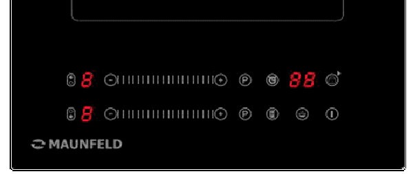 Встраиваемая индукционная варочная панель Maunfeld CVI292S2BBK
