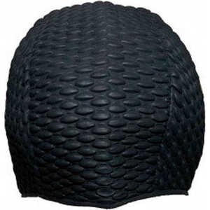 Шапочка для плавания Atemi ВС-20, бабл, дет, черная