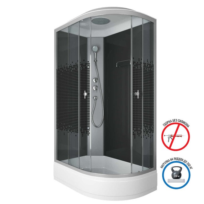 Душевая кабина Niagara NG-3524-14L BLACK