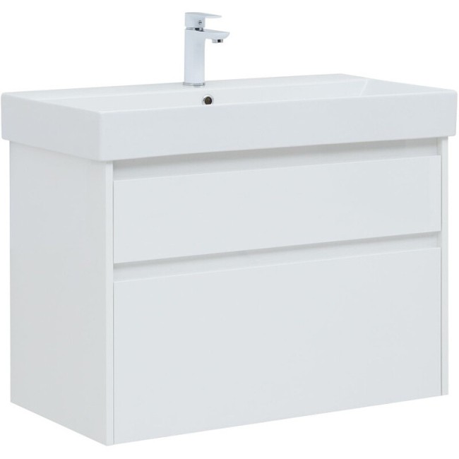 Тумба Aquanet Nova Lite 85 2 ящ. (SLIM SYNERGY) цв.бел. глянец (249936) Тумба Aquanet Nova Lite 85 2 ящ. (SLIM SYNERGY) цв.бел. глянец (249936)