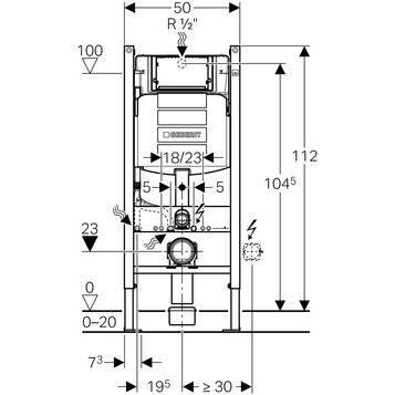 Готовое решение Geberit 500.362.TC.I