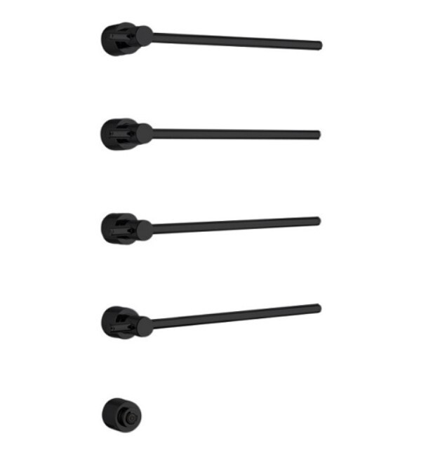 Полотенцесушитель Margaroli 622 Matt Black Полотенцесушитель Margaroli 622 Matt Black