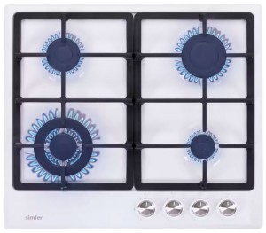 Встраиваемая газовая варочная панель Simfer H60V41W516 Встраиваемая газовая варочная панель Simfer H60V41W516