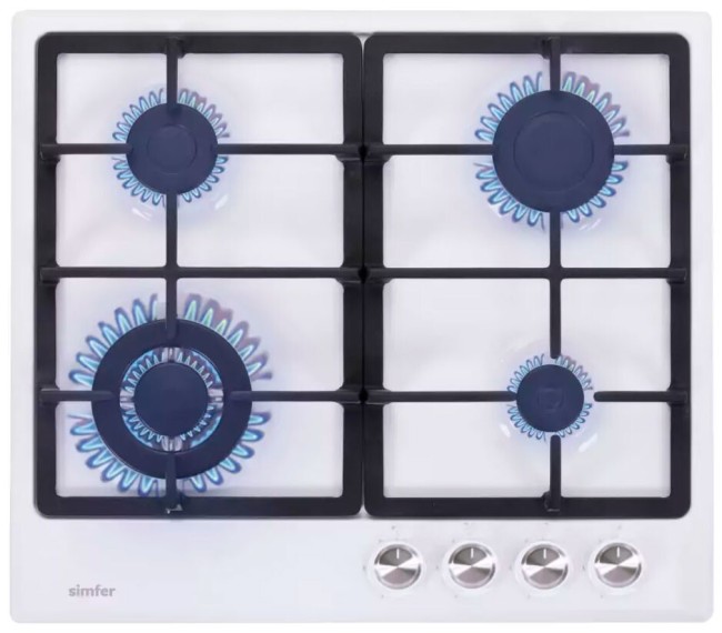 Встраиваемая газовая варочная панель Simfer H60V41W516