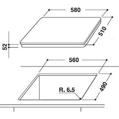 Встраиваемая индукционная варочная панель Whirlpool ACM 804 BA S
