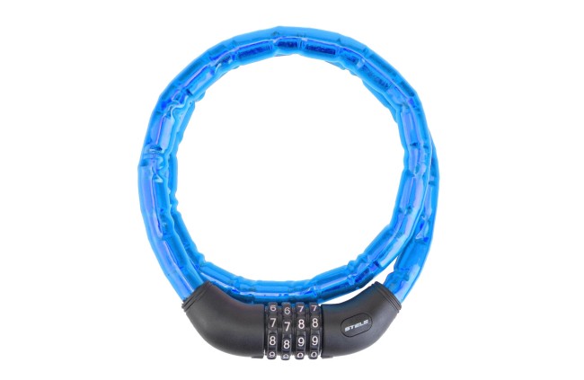 Трос-замок Stels 81601 (1000мм) D18мм синий