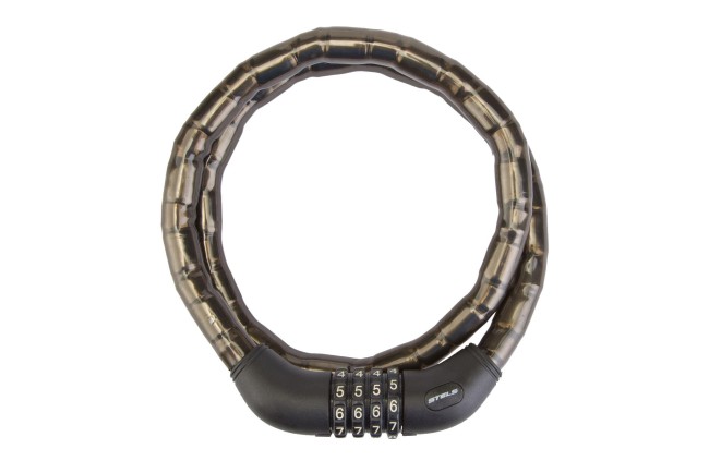 Трос-замок Stels 81601 (1000мм) D18мм синий