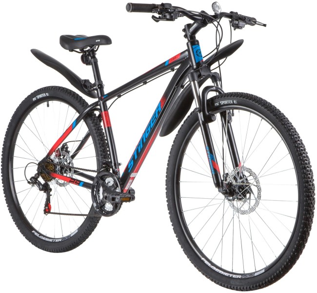 Велосипед Stinger 29SHD.CAIMAND.18BK0 черный 139607 Велосипед Stinger 29SHD.CAIMAND.18BK0 черный 139607