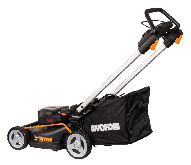Газонокосилка аккумуляторная Worx WG748E Газонокосилка аккумуляторная Worx WG748E