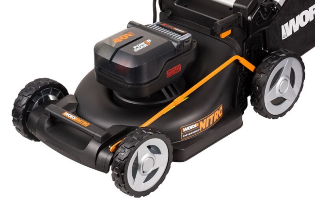 Газонокосилка аккумуляторная Worx WG748E Газонокосилка аккумуляторная Worx WG748E
