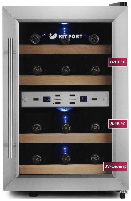 Винный шкаф Kitfort КТ-2404