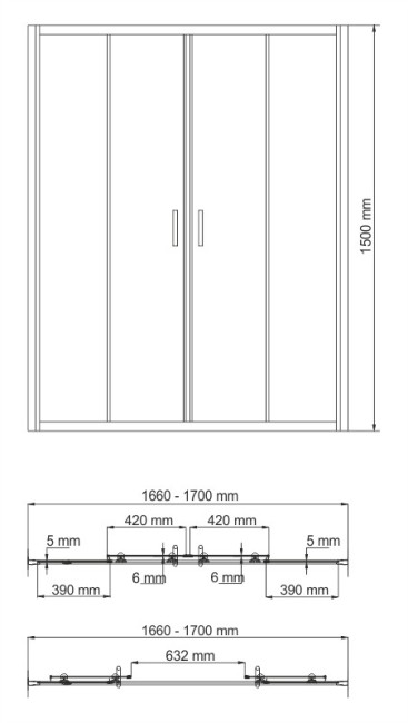 Душевая шторка WasserKraft 29 S 02170 Душевая шторка WasserKraft 29 S 02170