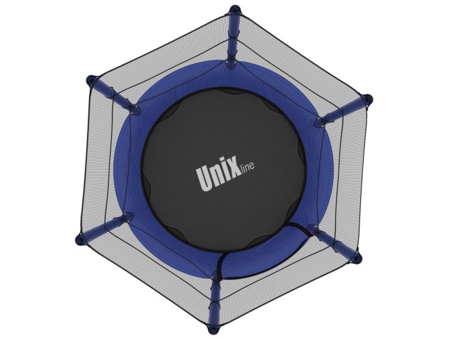 Батут Unix Line Kids 4,6 ft Blue (140 cm) Батут Unix Line Kids 4,6 ft Blue (140 cm)