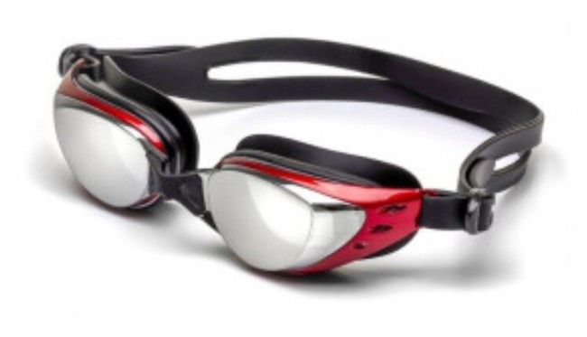 Очки для плавания Atemi B1000M серый/красный Очки для плавания Atemi B1000M серый/красный