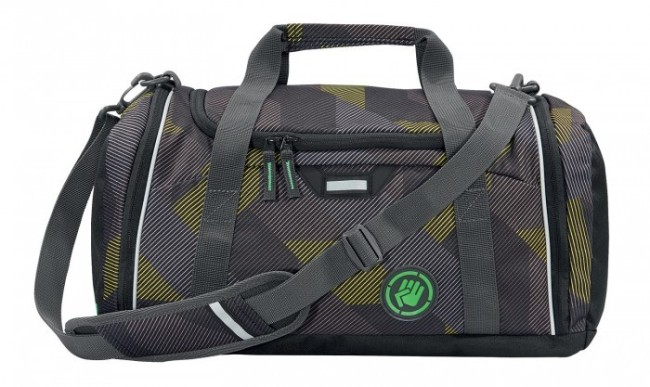 Сумка спортивная Coocazoo SporterPorter Polygon Bricks серый Сумка спортивная Coocazoo SporterPorter Polygon Bricks серый