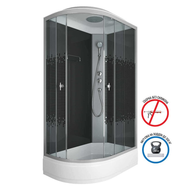 Душевая кабина Niagara NG-3524-14R BLACK