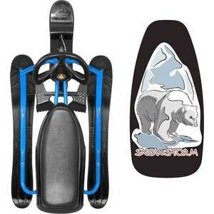 Снегокат Snowstorm Pro синий/медведь (Х35230)