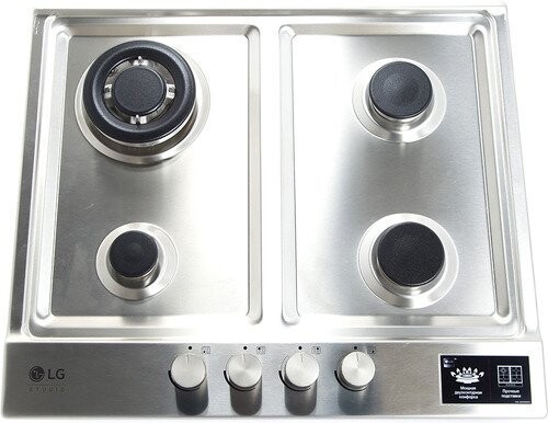 Встраиваемая газовая варочная панель LG HU641DAG