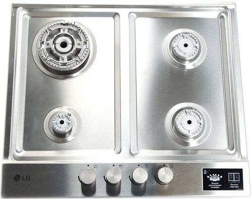 Встраиваемая газовая варочная панель LG HU641DAG