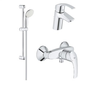 Комплект смесителей Grohe Eurosmart хром (123576)