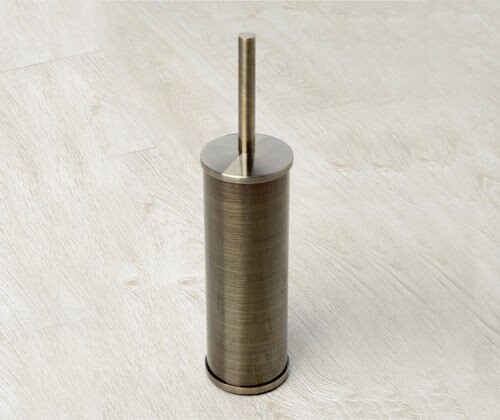 Щетка для унитаза напольная WasserKraft K-1017 светлая бронза