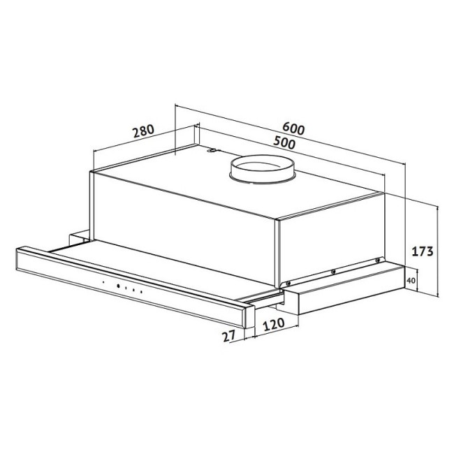 Встраиваемая вытяжка Korting KHP 6670 GN Встраиваемая вытяжка Korting KHP 6670 GN