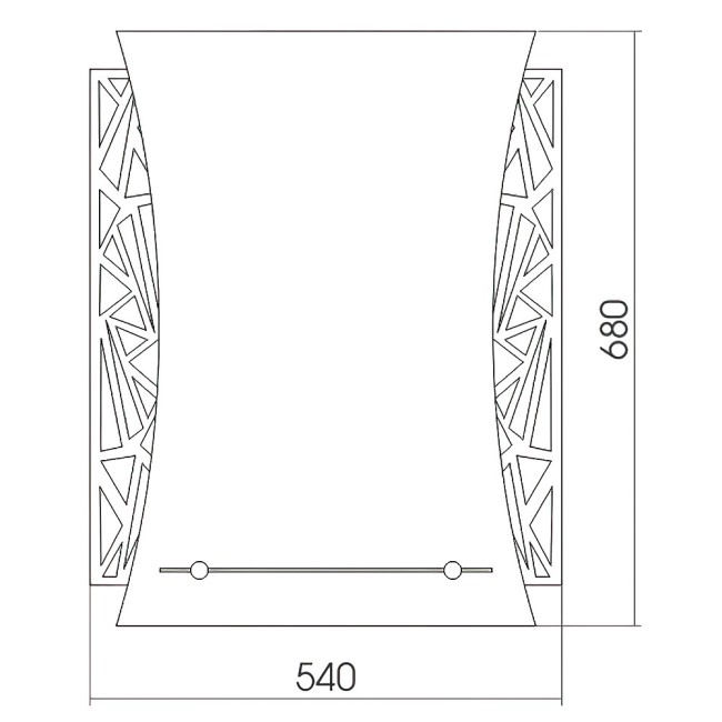 Зеркало Silver mirrors Искра (ФР-00000788) Зеркало Silver mirrors Искра (ФР-00000788)