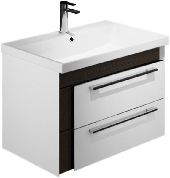 Тумба с раковиной Iddis Color Plus 60 (COL60W0i95K) белый/дерево