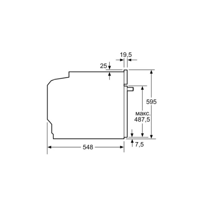 Встраиваемый электрический духовой шкаф Bosch HBG378EB6R