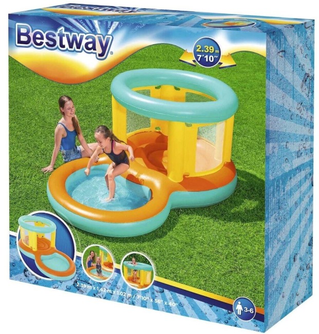 Игровой бассейн Bestway Джамптория с батутом 52385